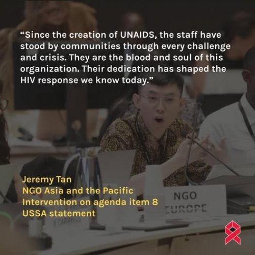 Youth LEAD at the 56th UNAIDS Programme Coordinating Board (PCB): Standing in Solidarity with UNAIDS Staff and Advocating for Better Engagement