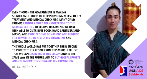 Dignity Amidst COVID-19: Trans Youth Leading the Response - Della's Story